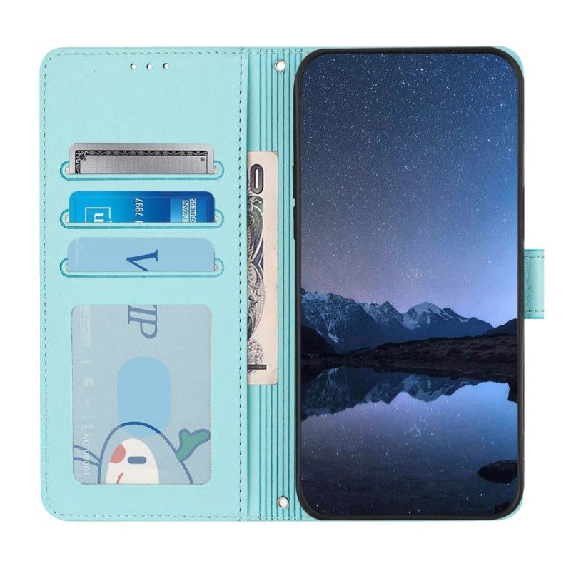 Etui Folio Samsung Galaxy S25 5g Ochrona Rfid Kot W Kształcie Sceny