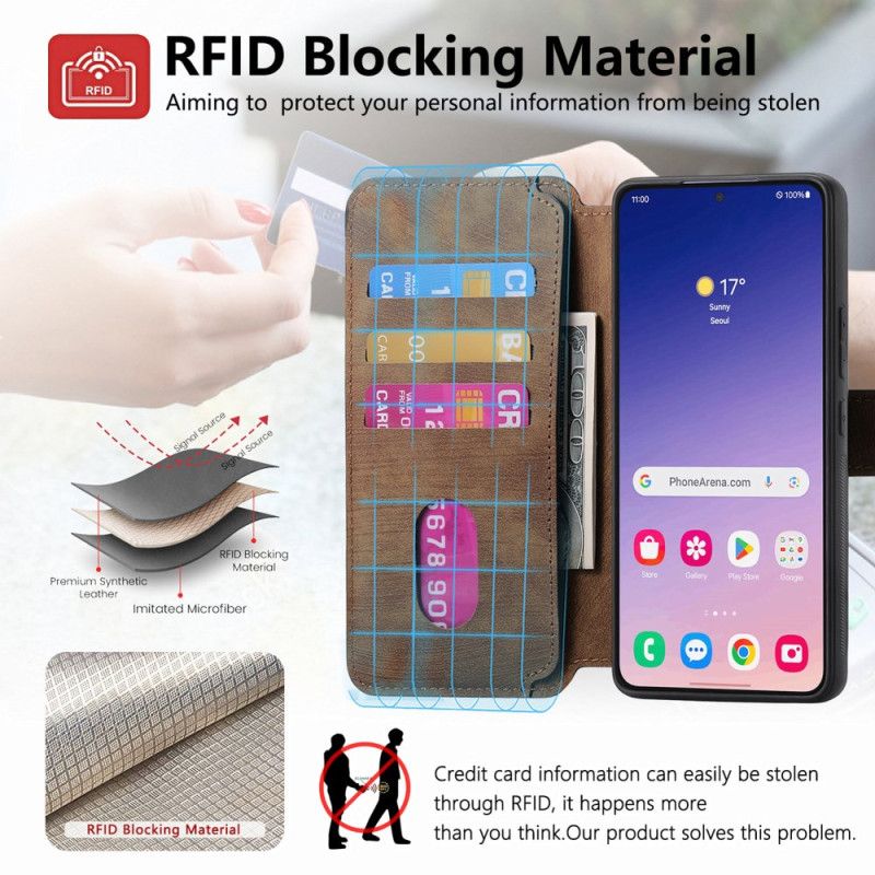 Etui Folio Samsung Galaxy S25 5g Odpinana Magnetyczna Pokrywa