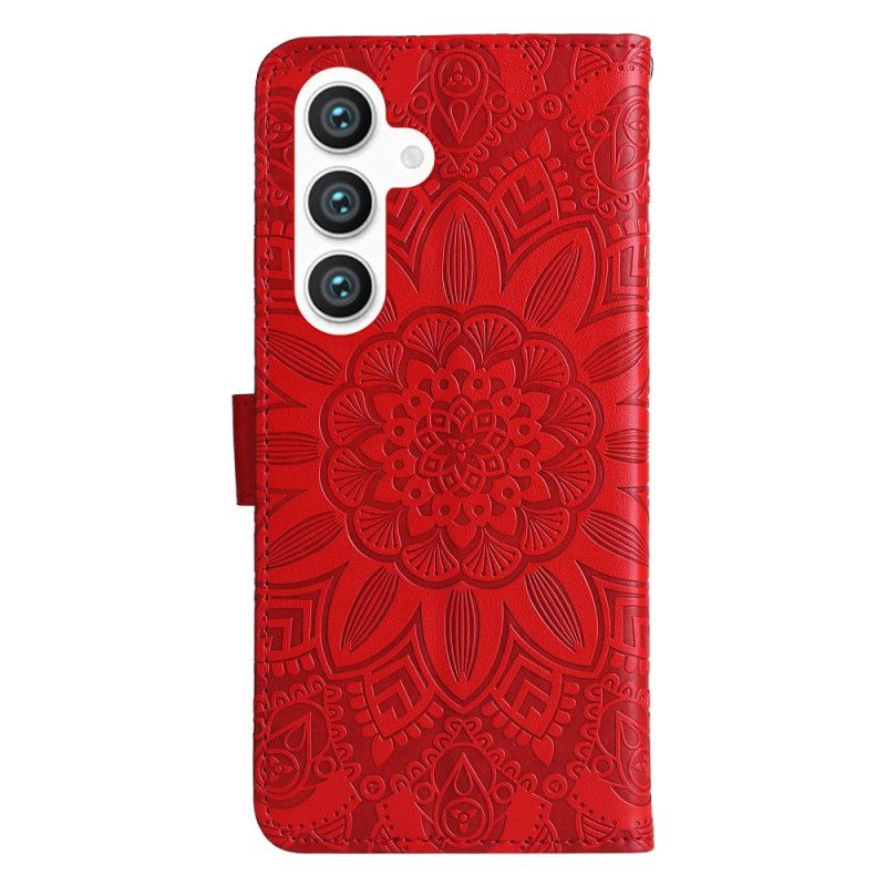 Etui Folio Samsung Galaxy S25 5g Pasek Z Mandalą