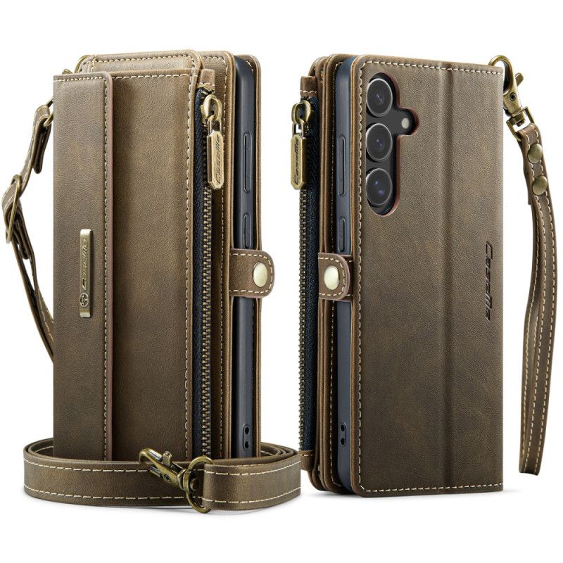 Etui Folio Samsung Galaxy S25 5g Portfel Z Pełnym Rfid Etui Ochronne