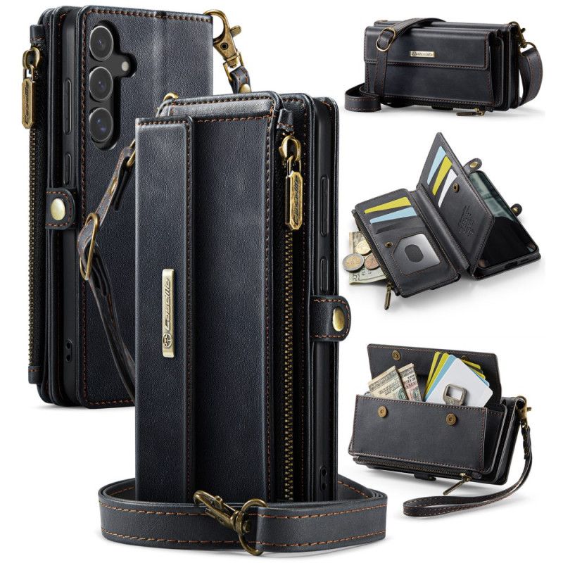 Etui Folio Samsung Galaxy S25 5g Portfel Z Pełnym Rfid Etui Ochronne