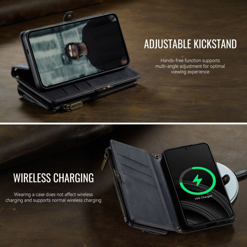 Etui Folio Samsung Galaxy S25 5g Portfel Z Pełnym Rfid Etui Ochronne