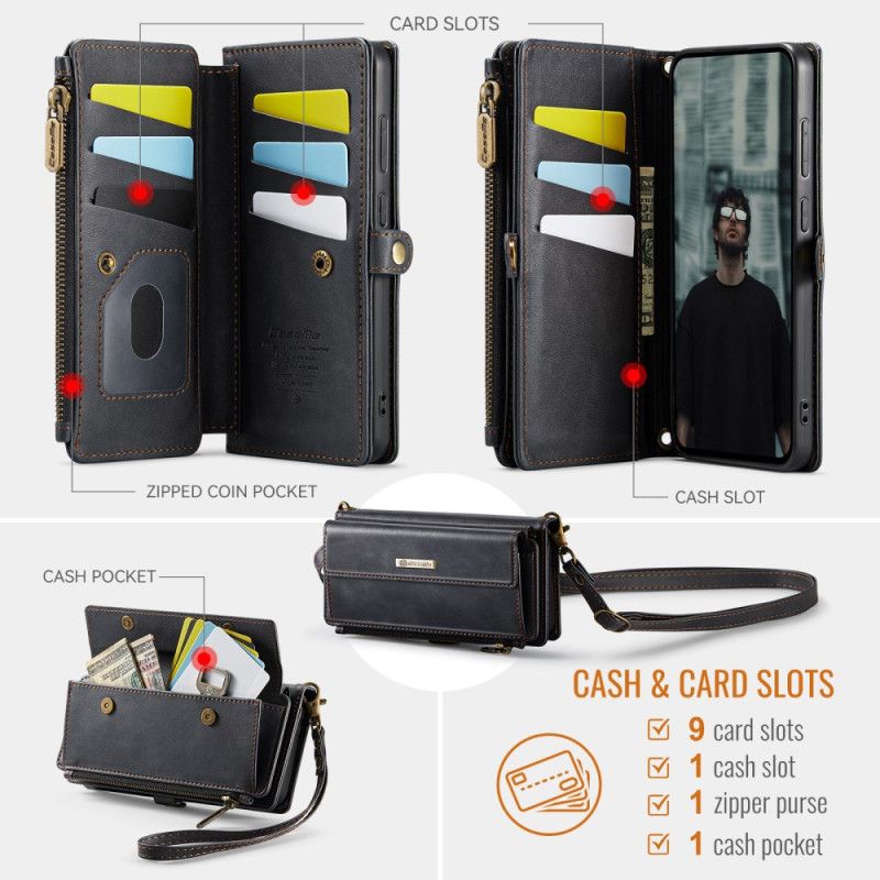 Etui Folio Samsung Galaxy S25 5g Portfel Z Pełnym Rfid Etui Ochronne