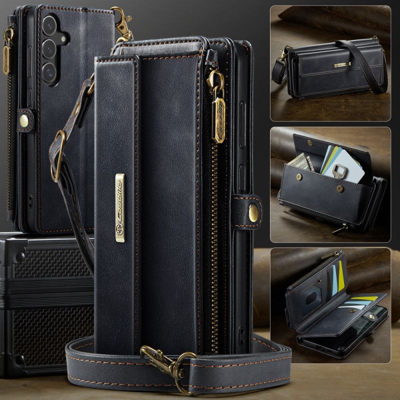 Etui Folio Samsung Galaxy S25 5g Portfel Z Pełnym Rfid Etui Ochronne