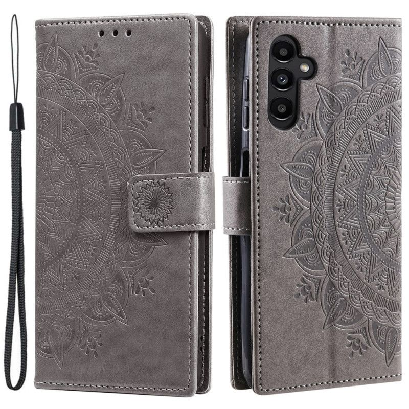 Etui Folio Samsung Galaxy S25 5g Portfel Ze Smyczką W Mandali Etui Ochronne