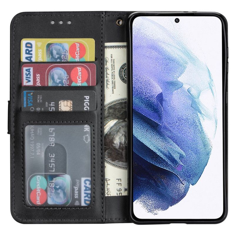 Etui Folio Samsung Galaxy S25 5g Portmonetka Na Monety Z Paskiem