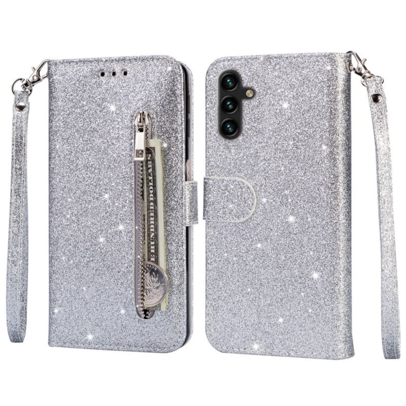 Etui Folio Samsung Galaxy S25 5g Portmonetka Z Cekinami
