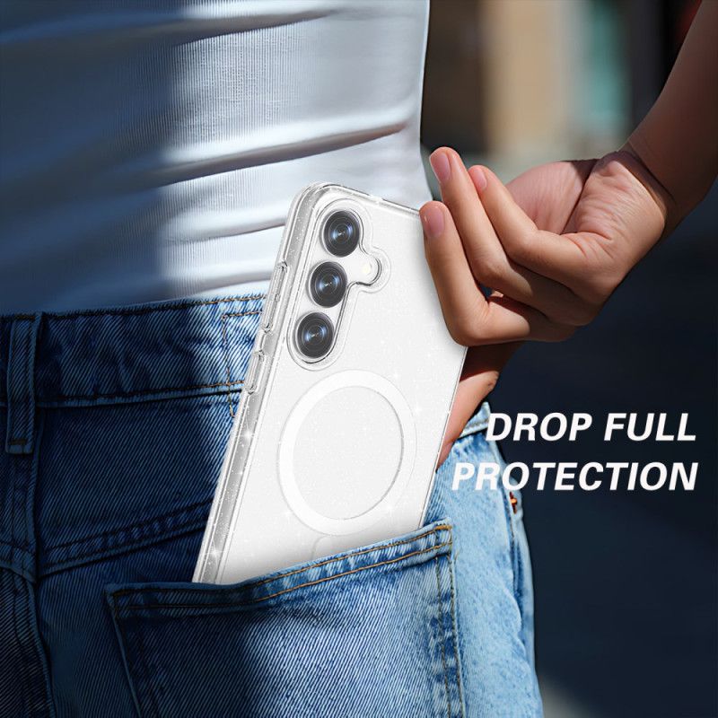 Etui Samsung Galaxy S25 5g Błyszczący Tył Kompatybilny Z Magsafe