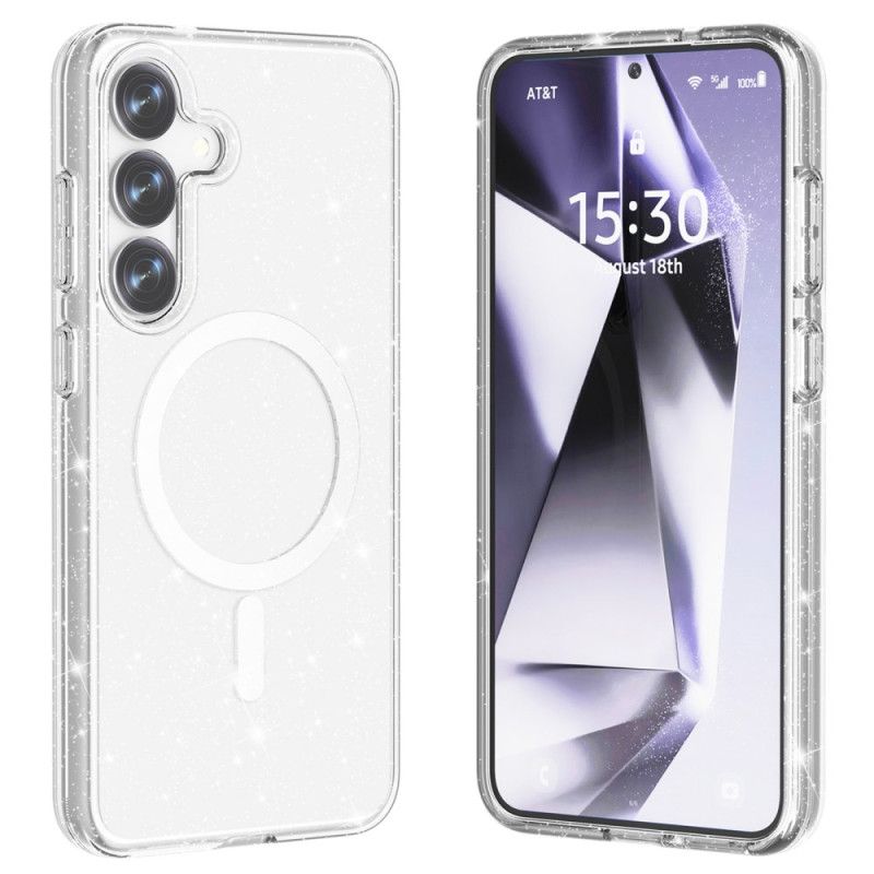 Etui Samsung Galaxy S25 5g Błyszczący Tył Kompatybilny Z Magsafe