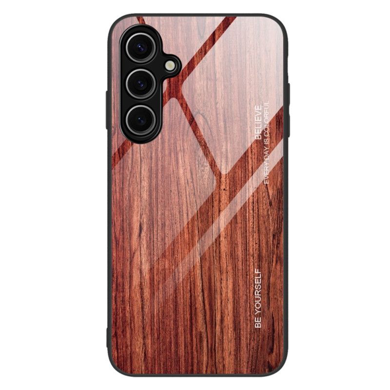 Etui Samsung Galaxy S25 5g Szkło Hartowane Drewno Etui Ochronne