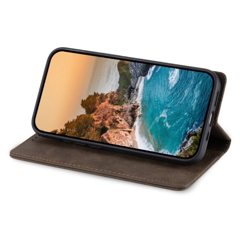 Flip Kotelot Do Samsung Galaxy S25 5g Skórzany Uchwyt Blokujący Rfid