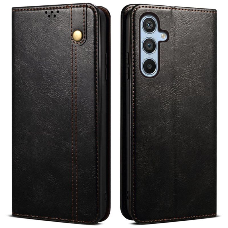 Flip Kotelot Do Samsung Galaxy S25 5g Woskowana Skóra Ekologiczna