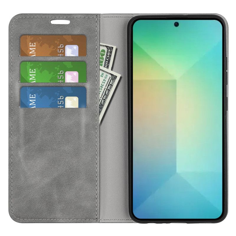 Flip Kotelot Samsung Galaxy S25 5g Klasyczna Sztuczna Skóra Etui Ochronne