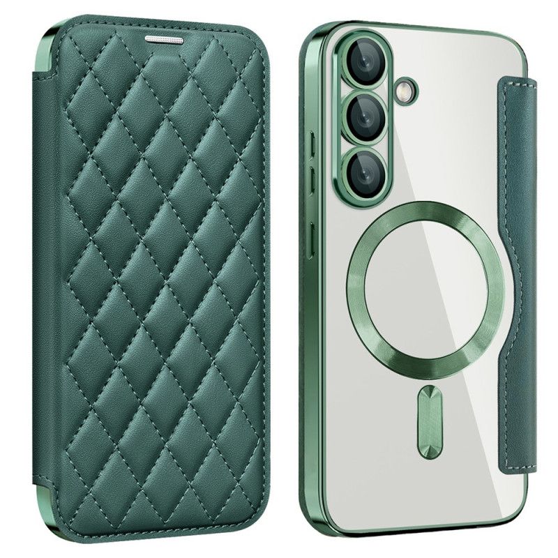 Futerały Samsung Galaxy S25 5g Etui Na Telefon Pikowana Kompatybilna Z Magsafe