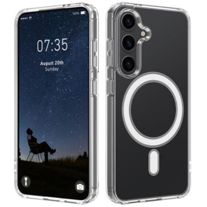 Futerały Samsung Galaxy S25 5g Etui Na Telefon Przezroczysty Kompatybilny Z Magsafe