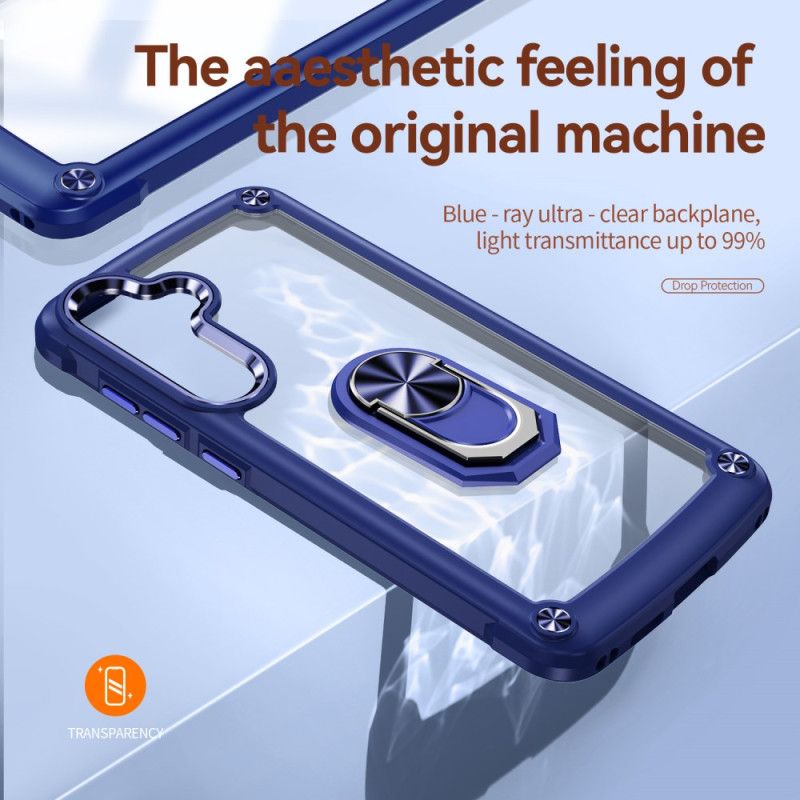 Futerały Samsung Galaxy S25 5g Etui Na Telefon Przezroczysty Ze Zintegrowaną Podstawką