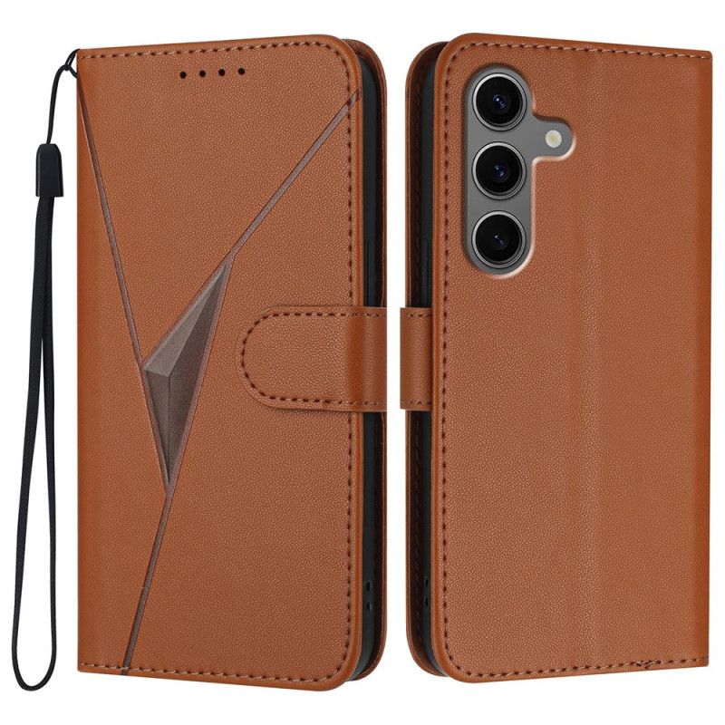 Obudowa Samsung Galaxy S25 5g Etui Na Telefon Smycz W Trójkątny Wzór