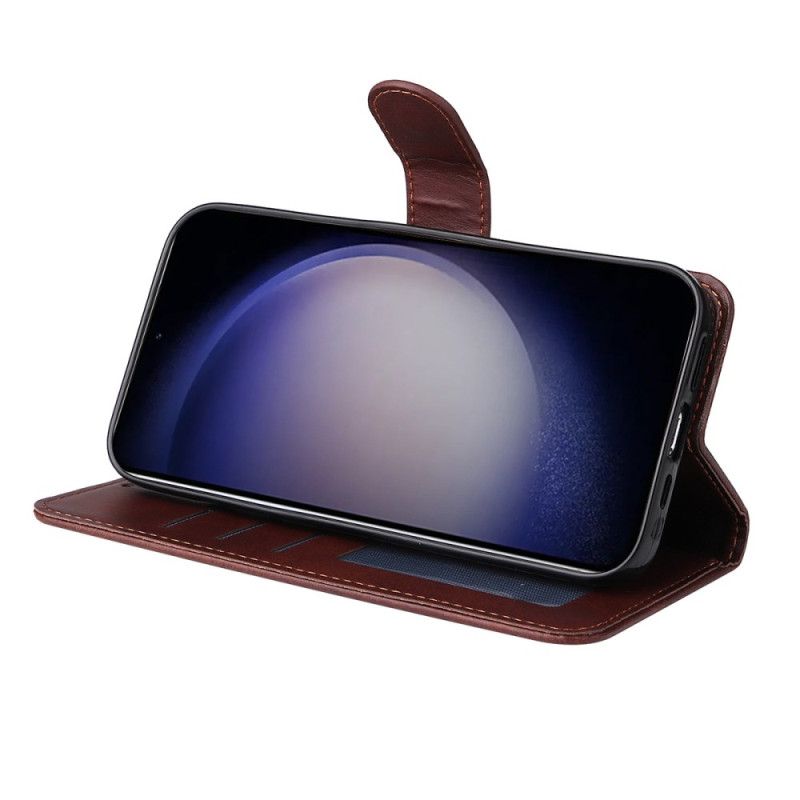 Pokrowce Samsung Galaxy S25 5g Enkay Etui Ze Sztucznej Skóry Z Hartowanym Szkłem