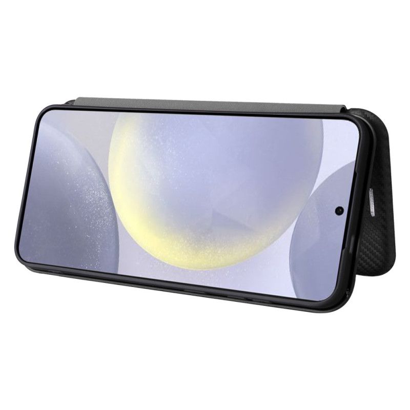 Skórzany Futerał Samsung Galaxy S25 5g Etui Na Telefon Włókno Węglowe