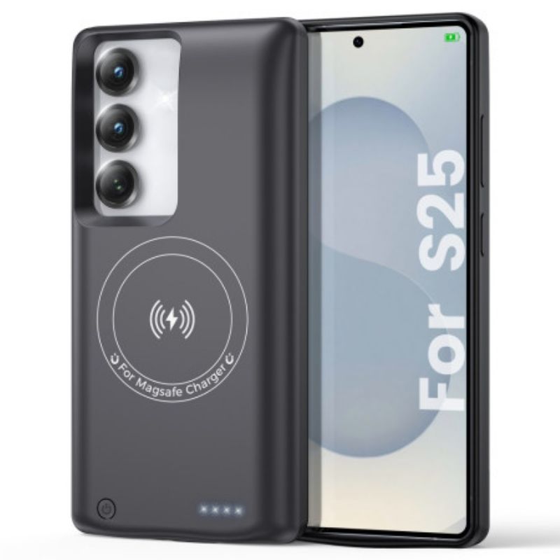 Zewnętrzne Etui Z Baterią 10000 Mah Do Samsung Galaxy S25 / S24 Z Magnetycznym Mocowaniem