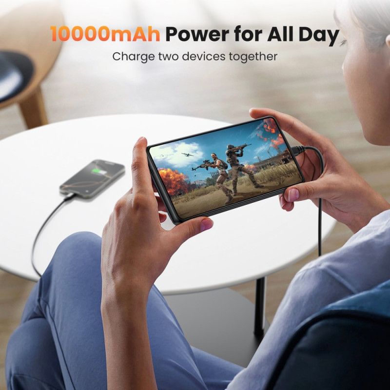 Zewnętrzne Etui Z Baterią 10000 Mah Do Samsung Galaxy S25 / S24 Z Magnetycznym Mocowaniem