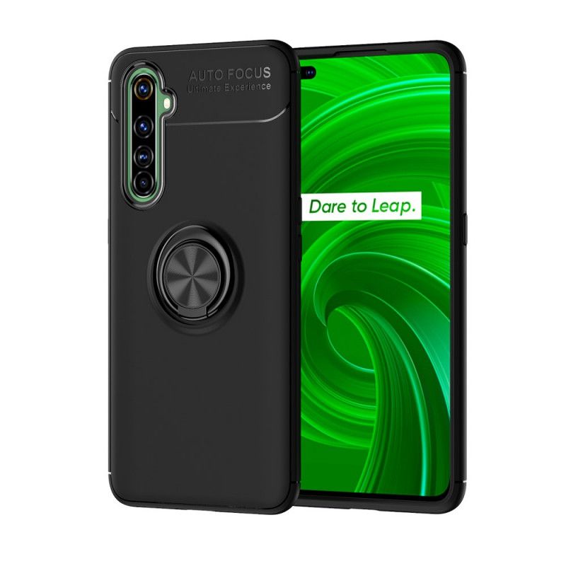 Etui Realme X50 Pro Ciemnoczerwony Czarny Pierścień Magnetyczny