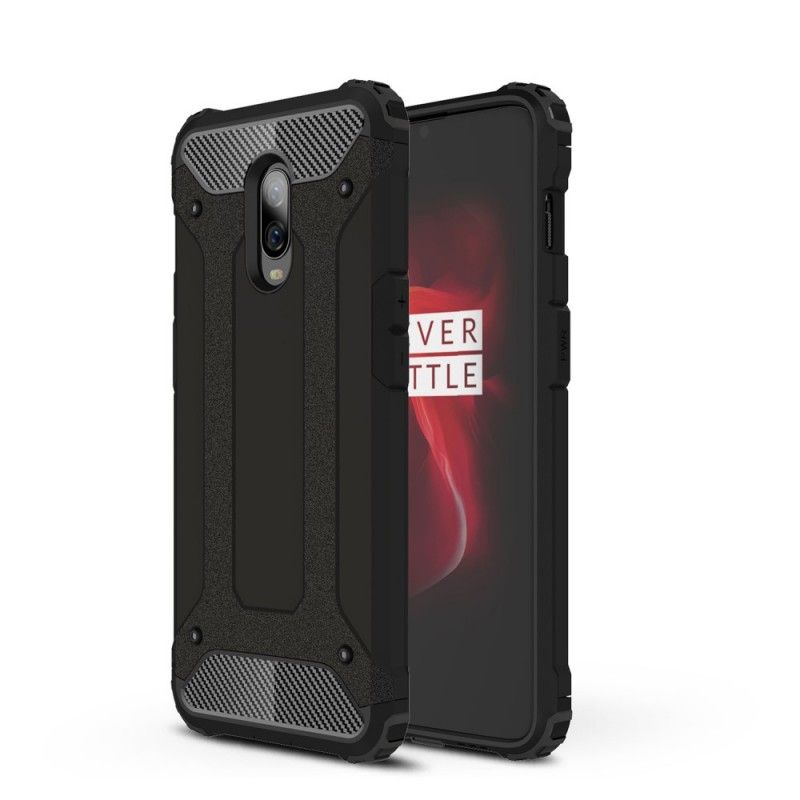 Etui OnePlus 6T Granatowy Czarny Ocalały Etui Ochronne