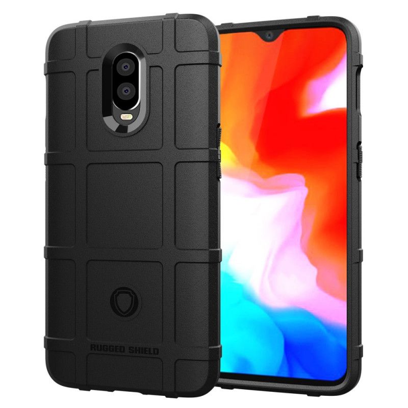 Etui OnePlus 6T Szary Czarny Wytrzymała Tarcza