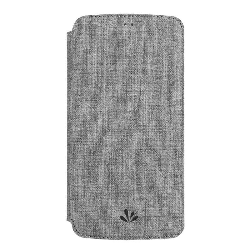 Flip Kotelot OnePlus 6T Jasnoniebieski Szary Teksturowany Vili Dmx