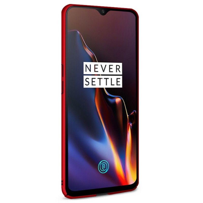 Futerały OnePlus 6T Czerwony Etui na Telefon Seria Jedwabna