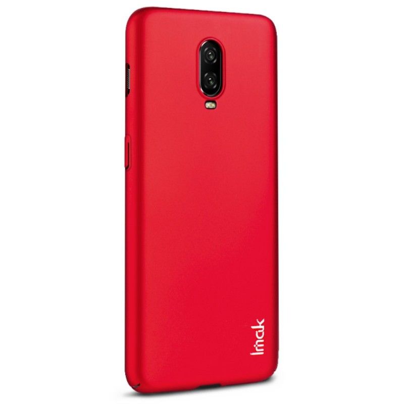 Futerały OnePlus 6T Czerwony Etui na Telefon Seria Jedwabna