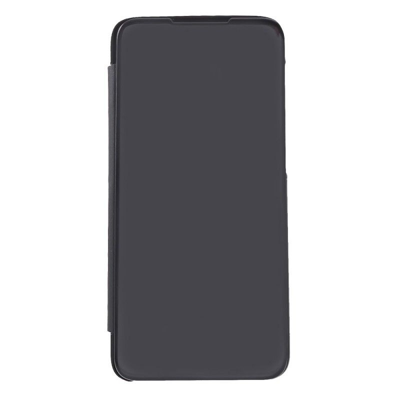 Zobacz Pokrywę OnePlus 6T Granatowy Czarny Lustro I Efekt Skóry