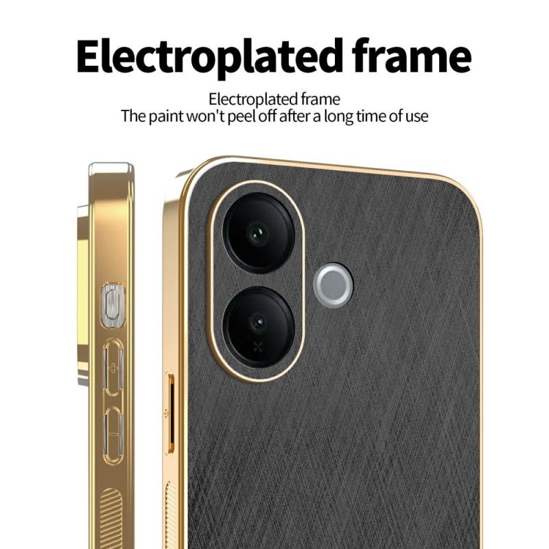 Etui Do Vivo V60 Lite Tekstura Jedwabiu