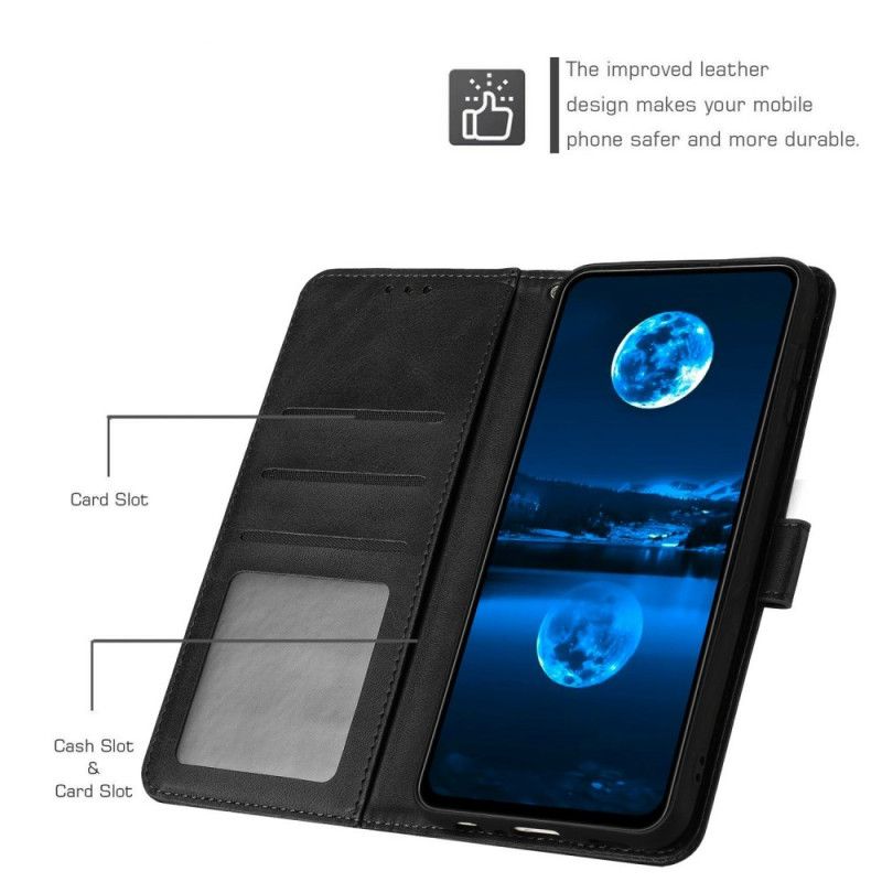 Etui Folio Do Vivo V60 Lite Pasek Z Efektem Skóry