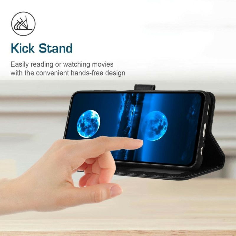 Etui Folio Do Vivo V60 Lite Pasek Z Efektem Skóry