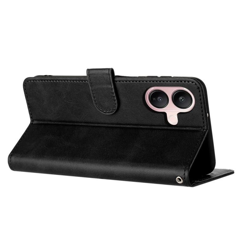 Etui Folio Do Vivo V60 Lite Pasek Z Efektem Skóry