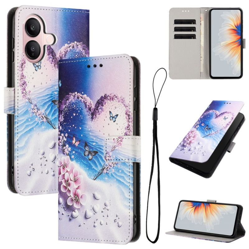 Etui Folio Do Vivo V60 Lite Serce
