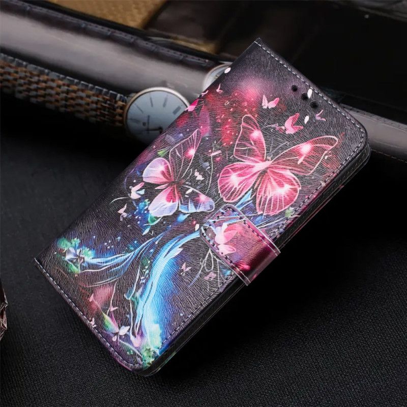 Etui Folio Vivo V60 Lite Drzewo Motyli