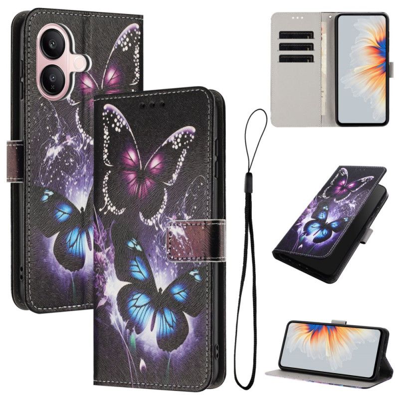 Etui Folio Vivo V60 Lite Dwa Motyle Etui Ochronne