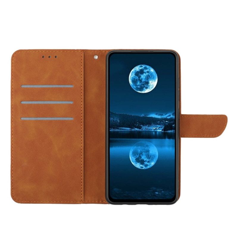 Etui Folio Vivo V60 Lite Linie I Paski Etui Ochronne