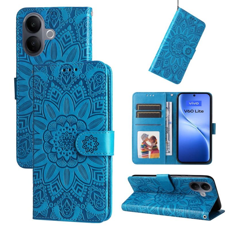 Etui Folio Vivo V60 Lite Mandala