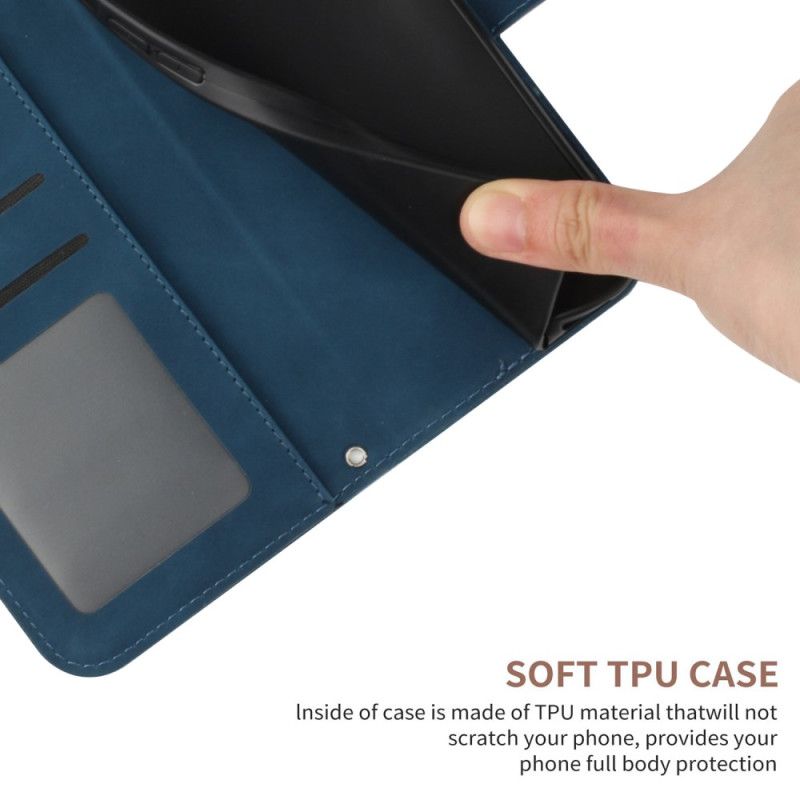 Etui Folio Vivo V60 Lite Nadruk Słonecznika Ze Smyczką Etui Ochronne