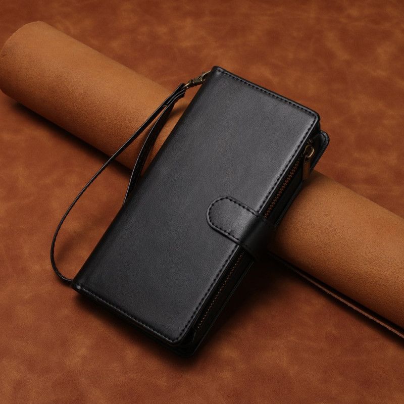 Etui Folio Vivo V60 Lite Portfel Z 8 Przegródkami Na Karty I Smyczką