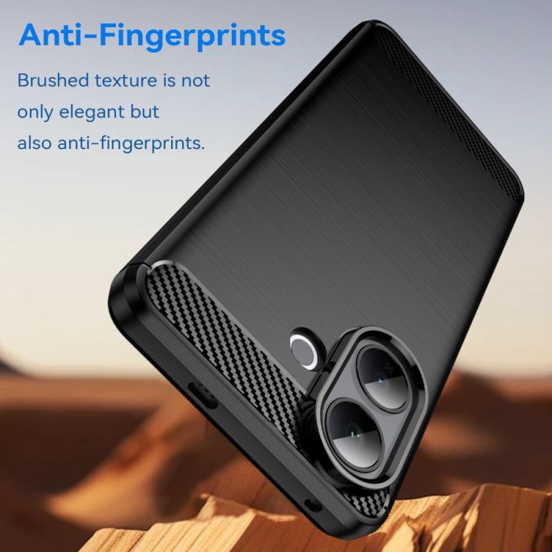 Etui Vivo V60 Lite Szczotkowane Włókno Węglowe Etui Ochronne