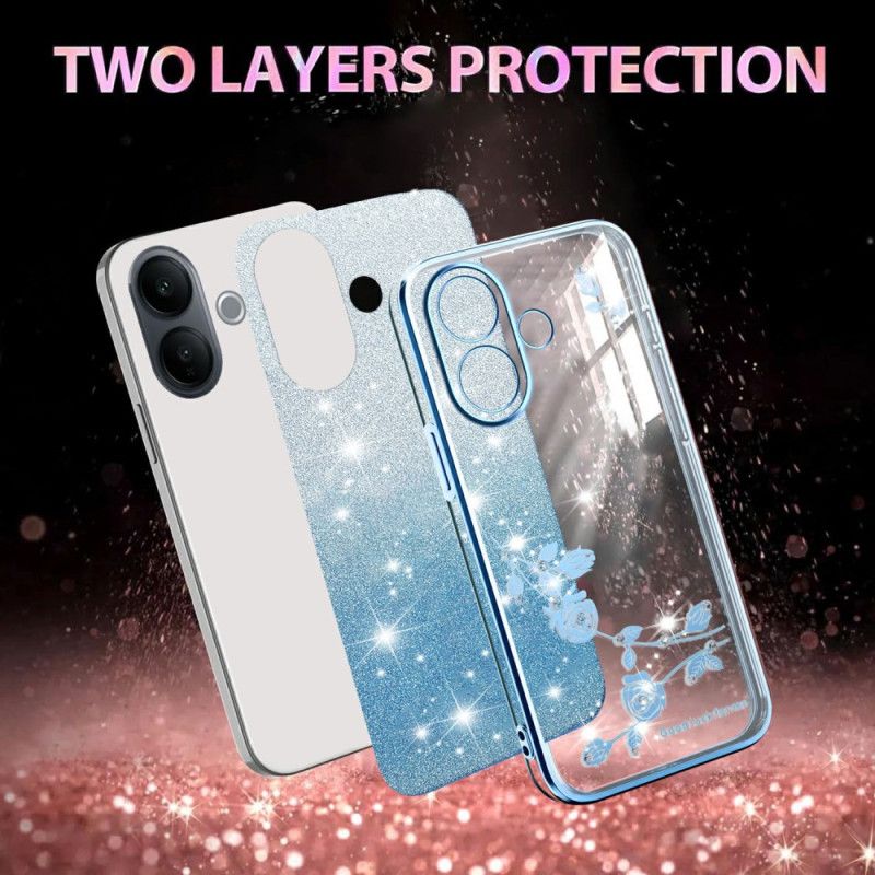 Futerały Vivo V60 Lite Etui Na Telefon Gradientowe Cekiny