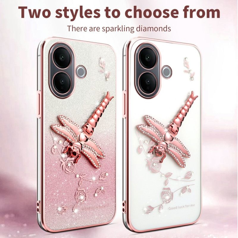 Futerały Vivo V60 Lite Etui Na Telefon Stojak W Kształcie Ważki