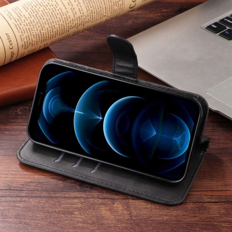 Skórzany Futerał Vivo V60 Lite Etui Na Telefon Kieszeń Na Zamek Błyskawiczny