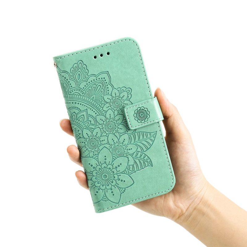 Skórzany Futerał Vivo V60 Lite Etui Na Telefon Nadruk Mandali