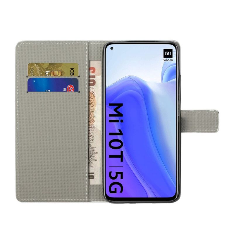 Etui Folio Xiaomi Mi 10T / 10T Pro Nie Dotykaj Mojego Telefonu Komórkowego Etui Ochronne