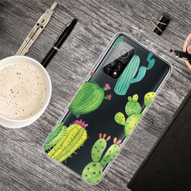 Etui Xiaomi Mi 10T / 10T Pro Kaktus Akwarelowy Etui Ochronne